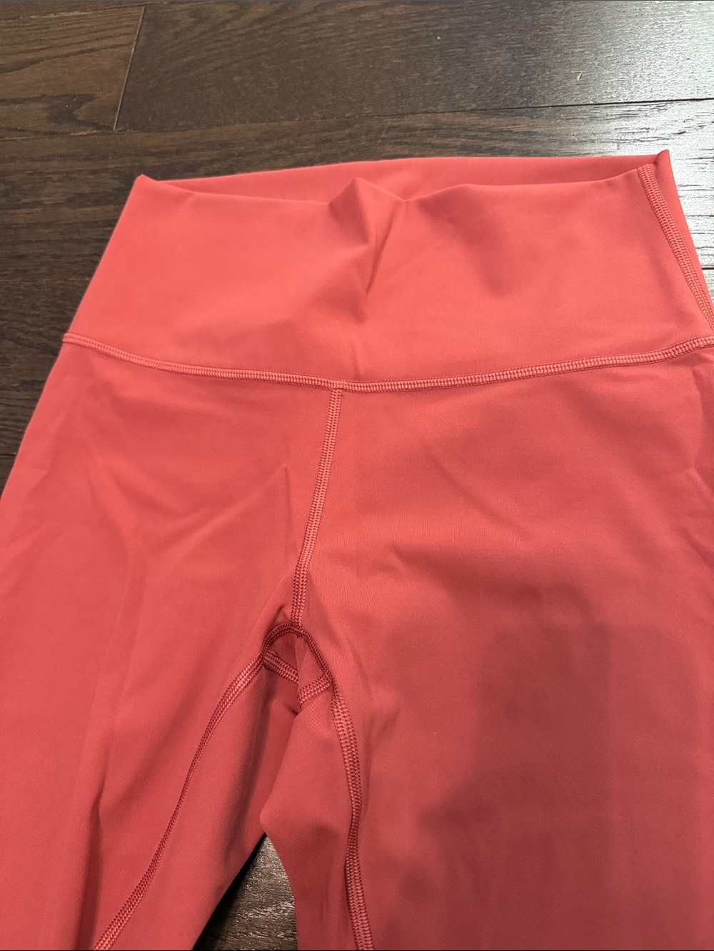 High-Waist Lululemon Muted Coral Leggings - Picture 2 of 4